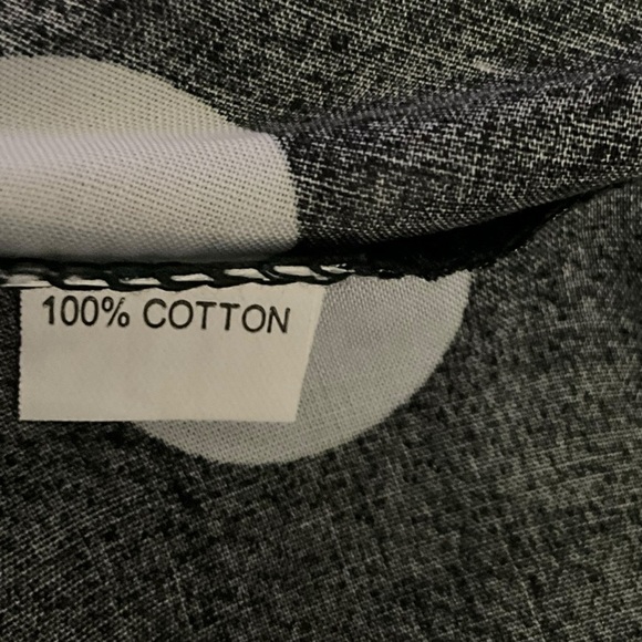 Simply Couture Polka Dot Sleeveless Handkerchief Hem Dress - in Black and White - Picture 13 of 13